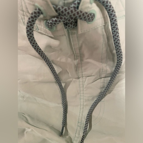 Big Mens 2 XL XXL Swim Trunks Mint Green Gray George Running Shorts NWT - Picture 2 of 7